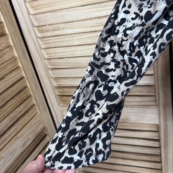 Elementz Animal Print Open Cardigan Scrunch Sleeves XL - Picture 2 of 9